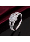 Ariadna ezüstös-kristályos női gyűrű