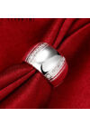 Maelyss ezüstös-kristályos gyűrű