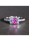 Cianna pink kristályos gyűrű 51