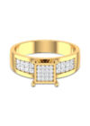 Cira kristályos gyűrű gold 51