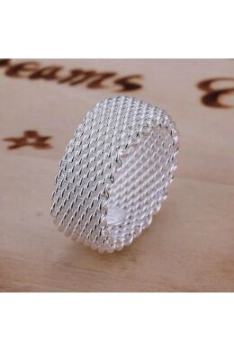 Maëlle ezüstös hálós gyűrű - 54,3 mm