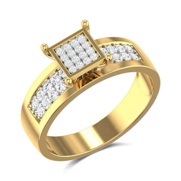 Cira kristályos gyűrű gold